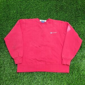 Vintage Champion Sweatshirt Womens Large 21x23 Script Logo